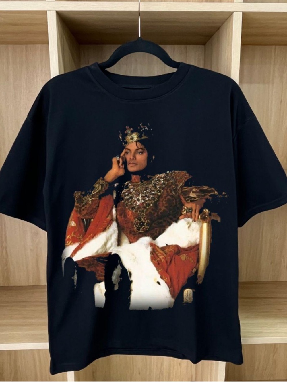 Michael Jackson portrait pattern short sleeved T-shirt
